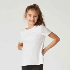Tshirt Coton Basique Blanc ENFANT