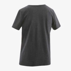 T-shirt Enfant Coton - Basique Gris Foncé Avec Imprimé -Magasin De Vêtements De Sport t shirt manches courtes 100 garcon gym enfant rouge imprime 2