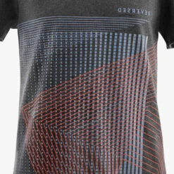 T-shirt Enfant Coton - Basique Gris Foncé Avec Imprimé -Magasin De Vêtements De Sport t shirt manches courtes 100 garcon gym enfant rouge imprime 3