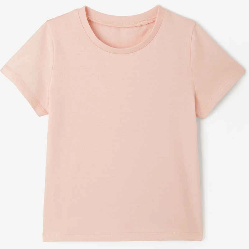 T-shirt Manches Courtes 100 Lotx2 Gris/Rose 7 T-shirt Manches Courtes 100 Lotx2 Gris/Rose – Image 7