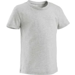 T-Shirt Manches Courtes Baby Gym 100 Gris