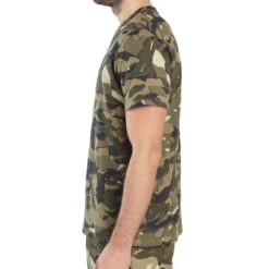 T-shirt Manches Courtes Chasse 100 Camouflage WL V1 Vert 10 T-shirt Manches Courtes Chasse 100 Camouflage WL V1 Vert -Magasin De Vêtements De Sport t shirt manches courtes chasse 100 camouflage woodland vert 3