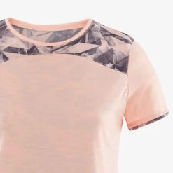 T-Shirt Manches Courtes Coton Respirant 500 Fille GYM ENFANT Rose Chiné AOP Gris 14 T-Shirt Manches Courtes Coton Respirant 500 Fille GYM ENFANT Rose Chiné AOP Gris -Magasin De Vêtements De Sport t shirt manches courtes coton respirant 500 fille gym enfant rose chine aop gris 3