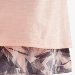 T-Shirt Manches Courtes Coton Respirant 500 Fille GYM ENFANT Rose Chiné AOP Gris 16 T-Shirt Manches Courtes Coton Respirant 500 Fille GYM ENFANT Rose Chiné AOP Gris -Magasin De Vêtements De Sport t shirt manches courtes coton respirant 500 fille gym enfant rose chine aop gris 5