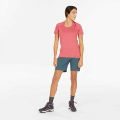 Quechua T-shirt Manches Courtes De Randonnée Montagne - MH500 - Femme 11 Quechua T-shirt Manches Courtes De Randonnée Montagne - MH500 - Femme -Magasin De Vêtements De Sport t shirt manches courtes de randonnee montagne mh500 femme 4