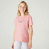 T-shirt Enfant Coton Basique Rose Imprimé