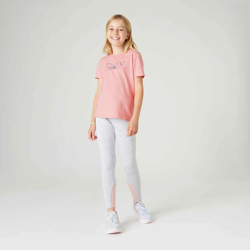 T-shirt Enfant Coton Basique Rose Imprimé 3 T-shirt Enfant Coton Basique Rose Imprimé – Image 3