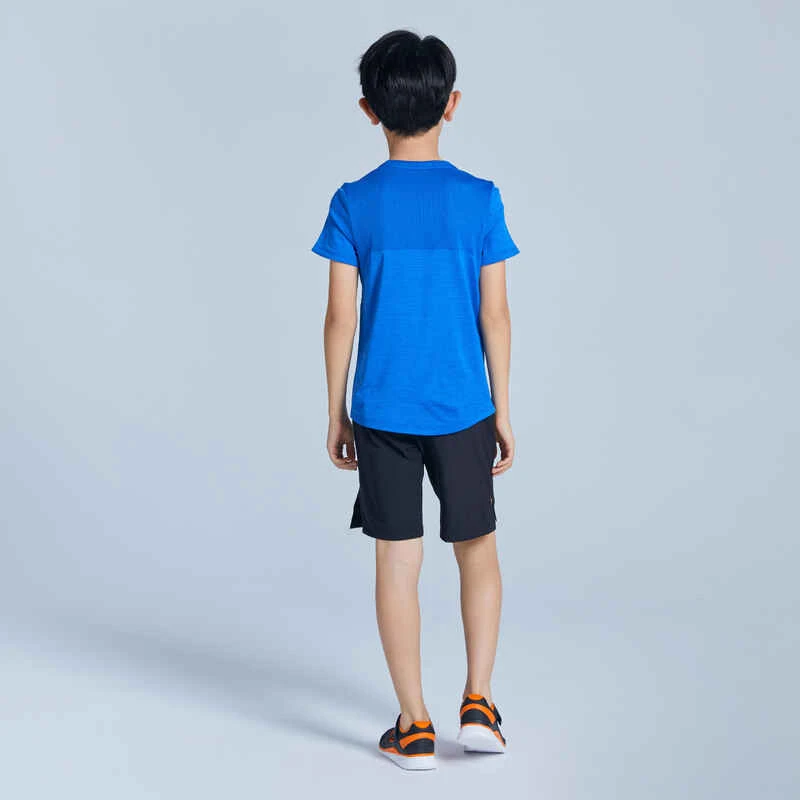 T-shirt Enfant Synthétique Respirant - 500 Bleu 4 T-shirt Enfant Synthétique Respirant - 500 Bleu – Image 4