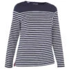 Tribord T-Shirt Manches Longues - Marinière De Voile Femme Sailing 100 Bleu