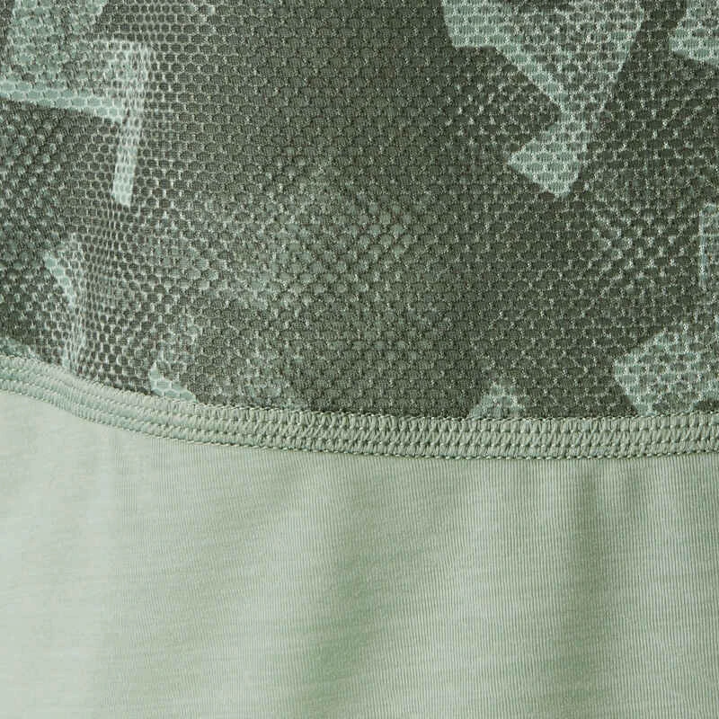 T-Shirt Respirant Manches Courtes S900 Garçon GYM ENFANT Kaki Clair 6 T-Shirt Respirant Manches Courtes S900 Garçon GYM ENFANT Kaki Clair – Image 6