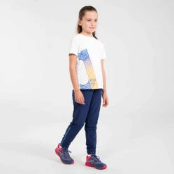 T-Shirt Running Respirant Enfant - KIPRUN DRY+ Blanc -Magasin De Vêtements De Sport t shirt running respirant enfant kiprun dry blanc 13