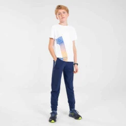 T-Shirt Running Respirant Enfant - KIPRUN DRY+ Blanc -Magasin De Vêtements De Sport t shirt running respirant enfant kiprun dry blanc 9