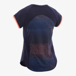 T-shirt Enfant Synthétique Respirant - 500 Bleu Marine Avec Imprimé 7 T-shirt Enfant Synthétique Respirant - 500 Bleu Marine Avec Imprimé -Magasin De Vêtements De Sport t shirt synthetique respirant imprime navy fille 2