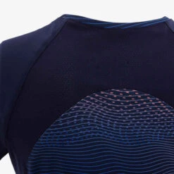 T-shirt Enfant Synthétique Respirant - 500 Bleu Marine Avec Imprimé 8 T-shirt Enfant Synthétique Respirant - 500 Bleu Marine Avec Imprimé -Magasin De Vêtements De Sport t shirt synthetique respirant imprime navy fille 3