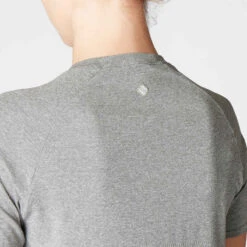 T-SHIRT YOGA DYNAMIQUE FEMME SANS COUTURES GRIS CHINE -Magasin De Vêtements De Sport t shirt yoga dynamique femme sans coutures gris chine 6