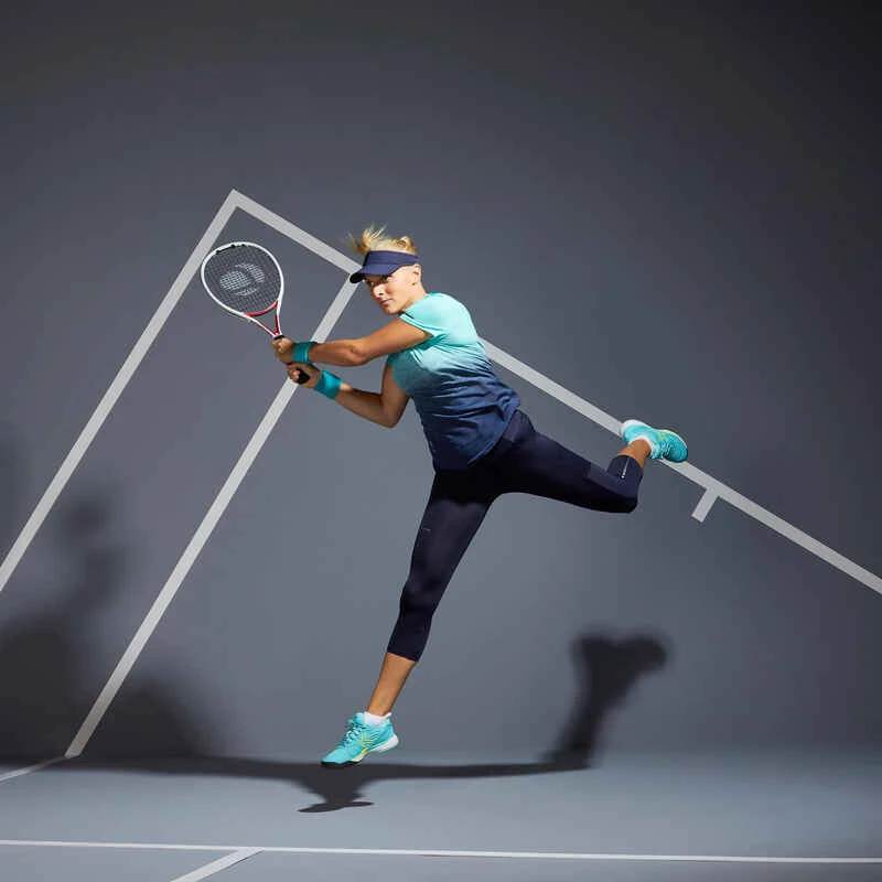 Artengo T-shirt Tennis Light Femme - Ultra Light 900 Turquoise 2 Artengo T-shirt Tennis Light Femme - Ultra Light 900 Turquoise – Image 2