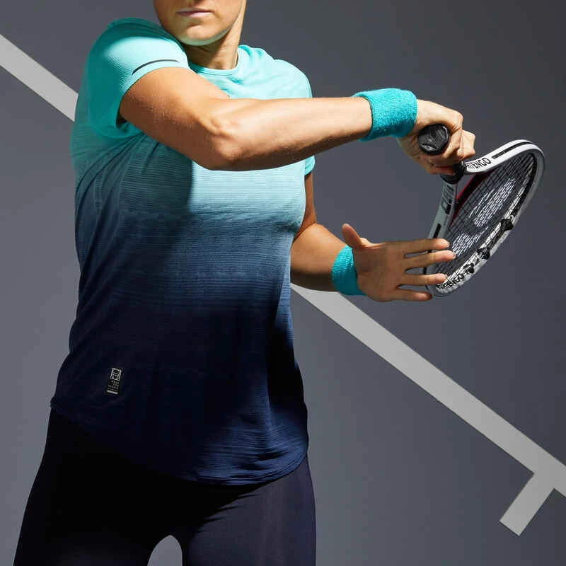 Artengo T-shirt Tennis Light Femme - Ultra Light 900 Turquoise 8 Artengo T-shirt Tennis Light Femme - Ultra Light 900 Turquoise – Image 8