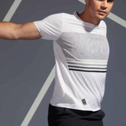 Artengo TEE SHIRT DE TENNIS HOMME TTS 900 LIGHT BLANC NOIR 18 Artengo TEE SHIRT DE TENNIS HOMME TTS 900 LIGHT BLANC NOIR -Magasin De Vêtements De Sport tee shirt de tennis homme tts 900 light noir bleu turquoise 6