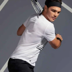 Artengo TEE SHIRT DE TENNIS HOMME TTS 900 LIGHT BLANC NOIR 19 Artengo TEE SHIRT DE TENNIS HOMME TTS 900 LIGHT BLANC NOIR -Magasin De Vêtements De Sport tee shirt de tennis homme tts 900 light noir bleu turquoise 7