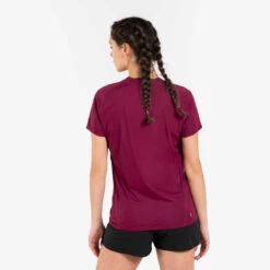 TEE SHIRT DE TRAIL RUNNING MANCHES COURTES GRAPH FEMME FRAMBOISE 9 TEE SHIRT DE TRAIL RUNNING MANCHES COURTES GRAPH FEMME FRAMBOISE -Magasin De Vêtements De Sport tee shirt de trail running manches courtes graph femme framboise 3