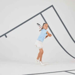 Artengo T-shirt De Tennis Fille - TTS500 Bleu
