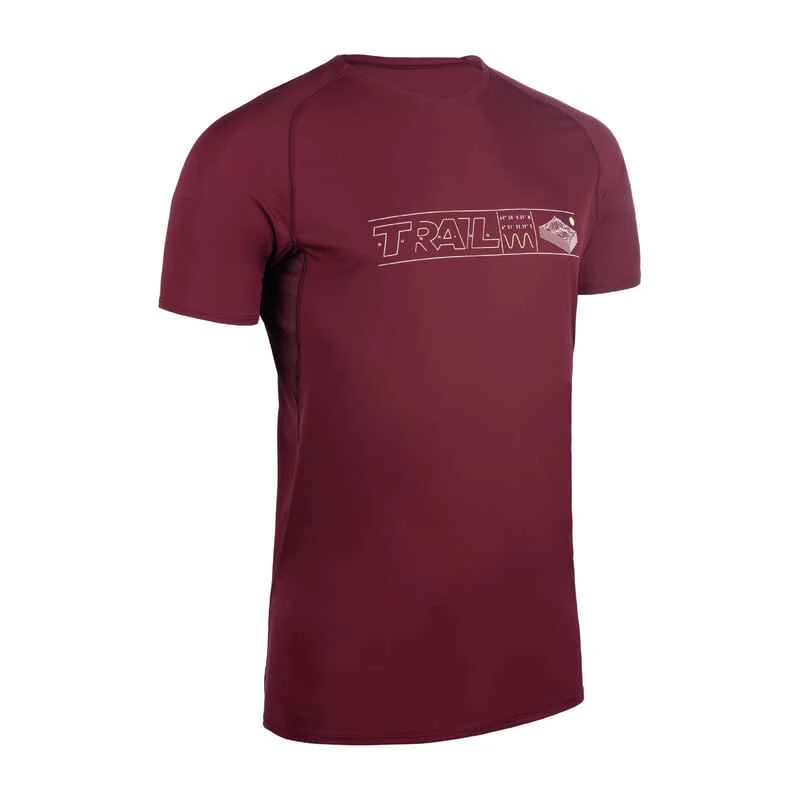 TEE SHIRT DE TRAIL RUNNING MANCHES COURTES GRAPH HOMME BORDEAUX 1 TEE SHIRT DE TRAIL RUNNING MANCHES COURTES GRAPH HOMME BORDEAUX