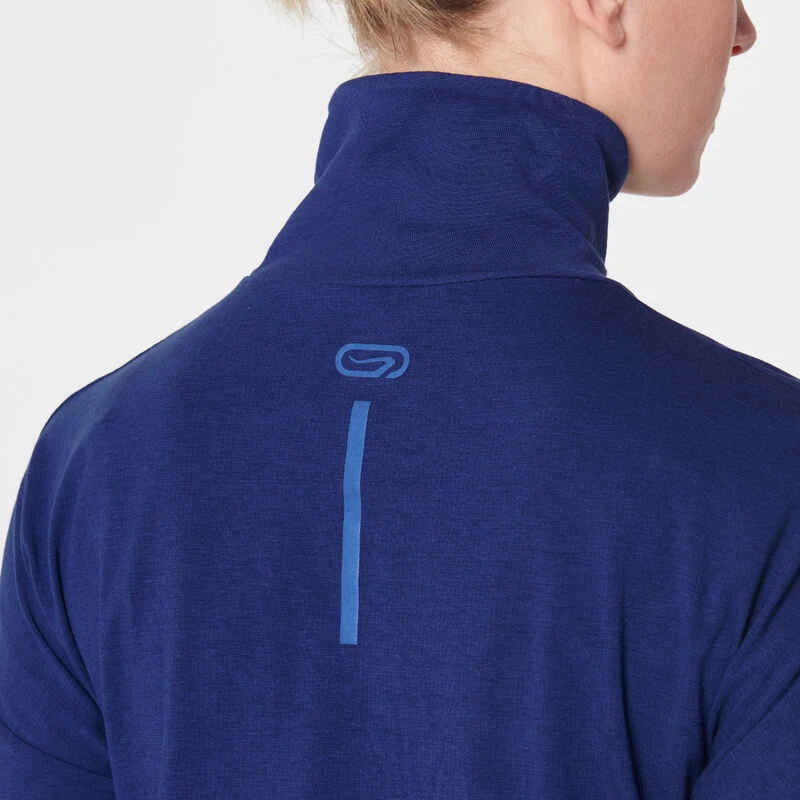 Kalenji T-SHIRT MANCHES LONGUES FEMME DE RUNNING RUN DRY+ BLEU 7 Kalenji T-SHIRT MANCHES LONGUES FEMME DE RUNNING RUN DRY+ BLEU – Image 7