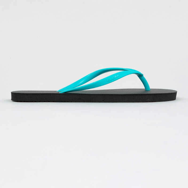 TONGS Femme 100 Noir Turquoise 3 TONGS Femme 100 Noir Turquoise – Image 3