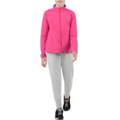 Veste 100 Gym Fille Rose -Magasin De Vêtements De Sport veste 100 gym fille rose 8