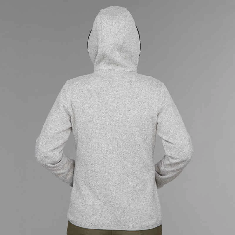 Veste 3en1 Imperméable Confort 0°C De Trek Voyage - TRAVEL 100 Gris Foncé-femme 12 Veste 3en1 Imperméable Confort 0°C De Trek Voyage - TRAVEL 100 Gris Foncé-femme – Image 12