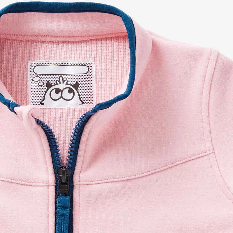 Veste 500 Baby Gym Fille Et Garçon Rose Poudré 4 Veste 500 Baby Gym Fille Et Garçon Rose Poudré – Image 4
