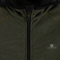 Veste Capuche Chaude, Respirante S900 Garçon GYM ENFANT Kaki Chiné -Magasin De Vêtements De Sport veste capuche chaude respirante s900 garcon gym enfant kaki chine 4