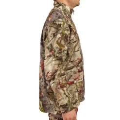 VESTE CHASSE SILENCIEUSE RESPIRANTE 100 CAMO FORET -Magasin De Vêtements De Sport veste chasse silencieuse respirante 100 camo foret 3