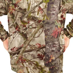 VESTE CHASSE SILENCIEUSE RESPIRANTE 100 CAMO FORET -Magasin De Vêtements De Sport veste chasse silencieuse respirante 100 camo foret 6