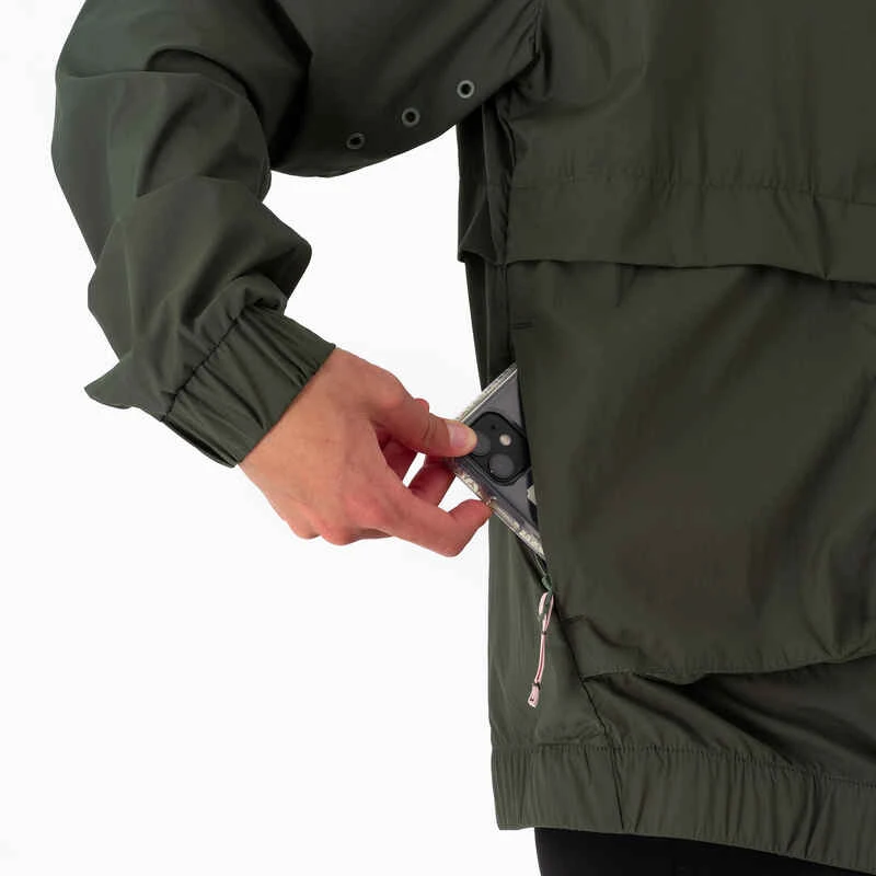 Kalenji Veste Running Coupe Vent Femme - Wind Breath Kaki 6 Kalenji Veste Running Coupe Vent Femme - Wind Breath Kaki – Image 6