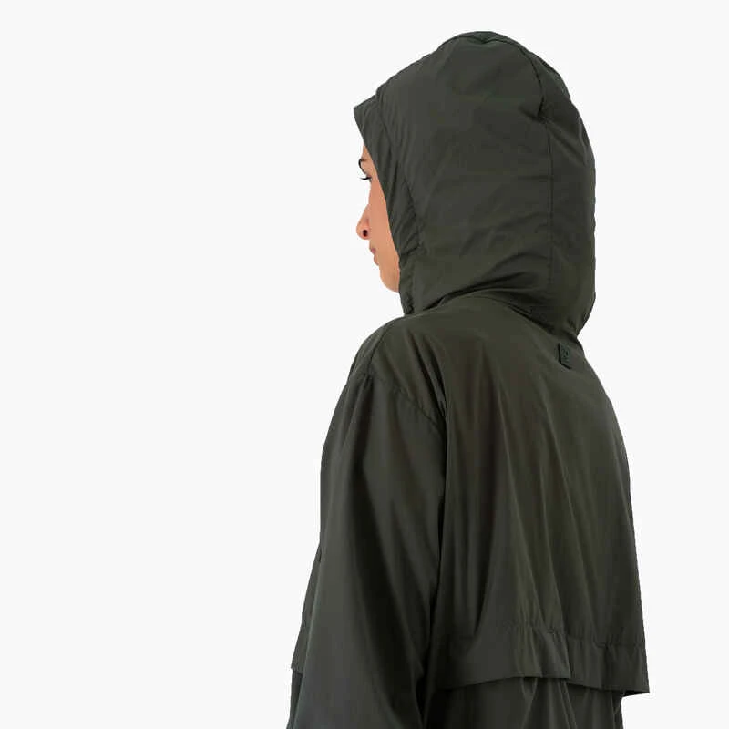 Kalenji Veste Running Coupe Vent Femme - Wind Breath Kaki 9 Kalenji Veste Running Coupe Vent Femme - Wind Breath Kaki – Image 9