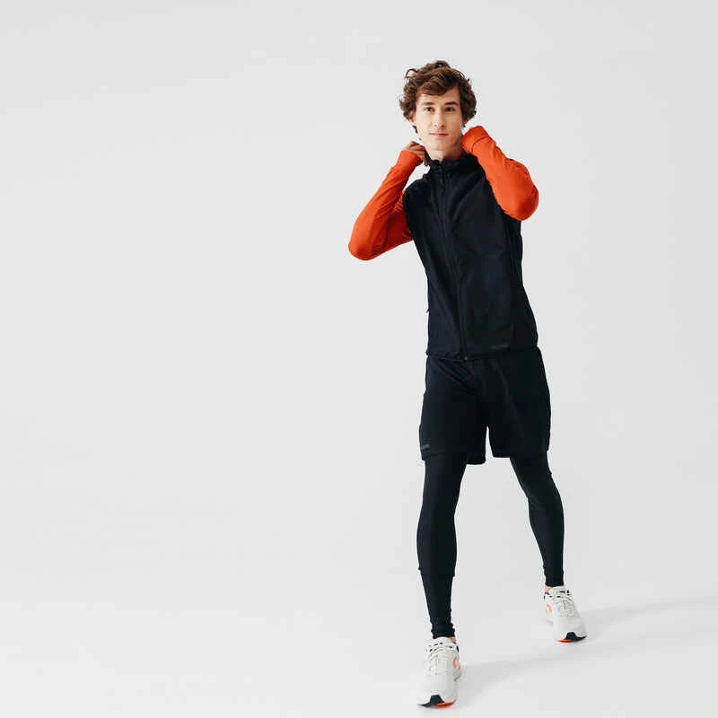 VESTE COUPE VENT SANS MANCHE DE RUNNING HOMME KALENJI RUN WIND NOIR 3 VESTE COUPE VENT SANS MANCHE DE RUNNING HOMME KALENJI RUN WIND NOIR – Image 3