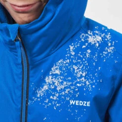 WEDZE VESTE DE SKI ENFANT CHAUDE ET IMPERMEABLE 100 BLEUE -Magasin De Vêtements De Sport veste de ski enfant chaude et impermeable 100 bleue 7