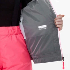 WEDZE VESTE DE SKI ENFANT CHAUDE ET IMPERMEABLE - 100 GRISE -Magasin De Vêtements De Sport veste de ski enfant chaude et impermeable 100 grise 5