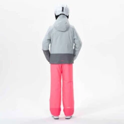 WEDZE VESTE DE SKI ENFANT CHAUDE ET IMPERMEABLE - 100 GRISE -Magasin De Vêtements De Sport veste de ski enfant chaude et impermeable 100 grise 8