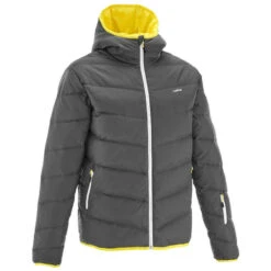 WEDZE VESTE DE SKI HOMME SKI-P JKT 500 WARM GRISE