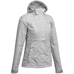 Quechua Veste Imperméable De Randonnée Montagne - MH100 - Femme
