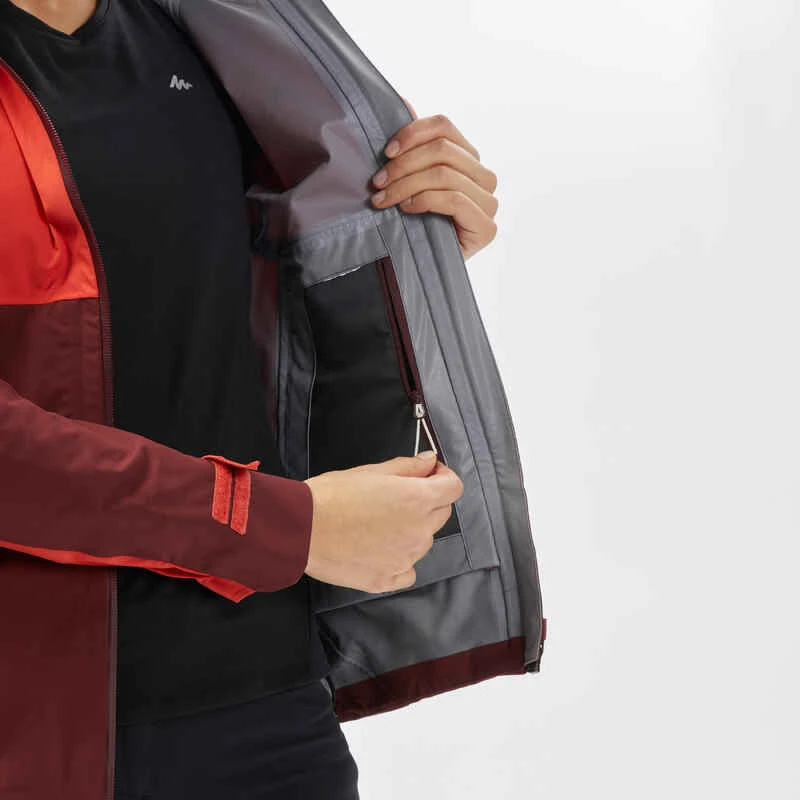 Quechua Veste Imperméable De Randonnée Montagne - MH500 - Femme 13 Quechua Veste Imperméable De Randonnée Montagne - MH500 - Femme – Image 13