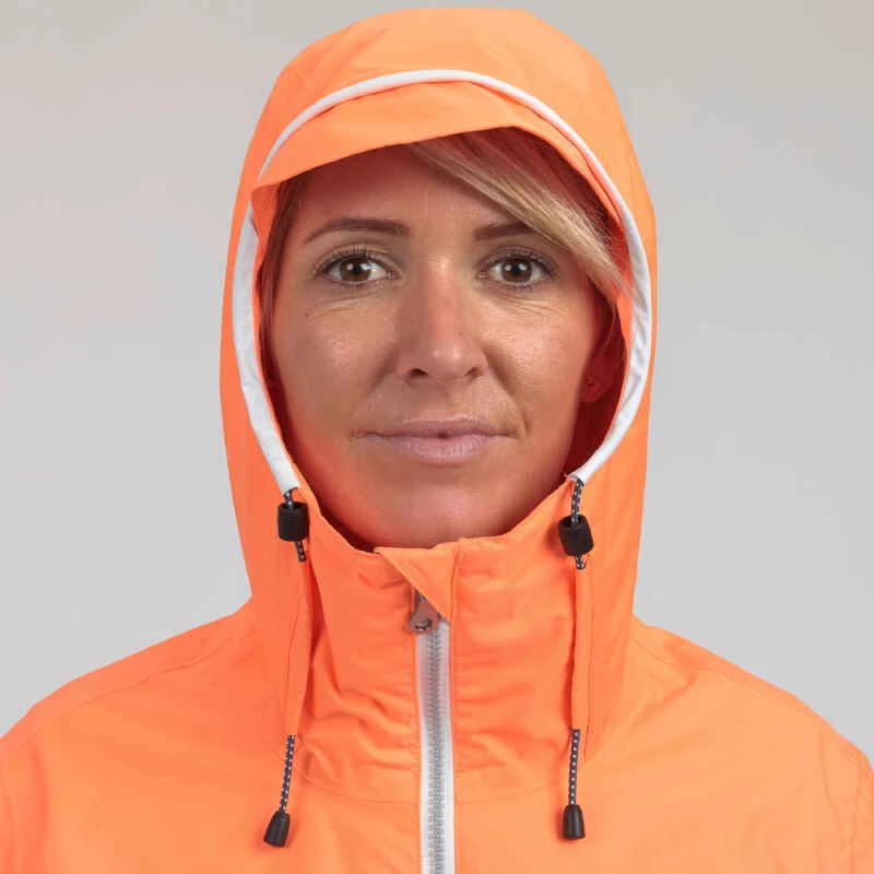 Tribord Veste Imperméable De Voile Femme SAILING 100 Corail Fluo 5 Tribord Veste Imperméable De Voile Femme SAILING 100 Corail Fluo – Image 5