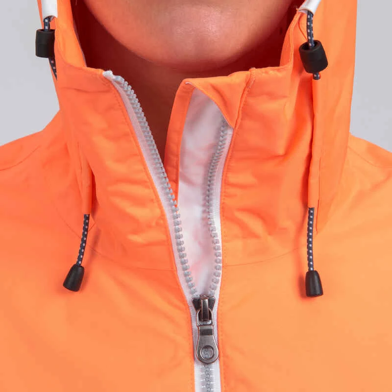 Tribord Veste Imperméable De Voile Femme SAILING 100 Corail Fluo 6 Tribord Veste Imperméable De Voile Femme SAILING 100 Corail Fluo – Image 6