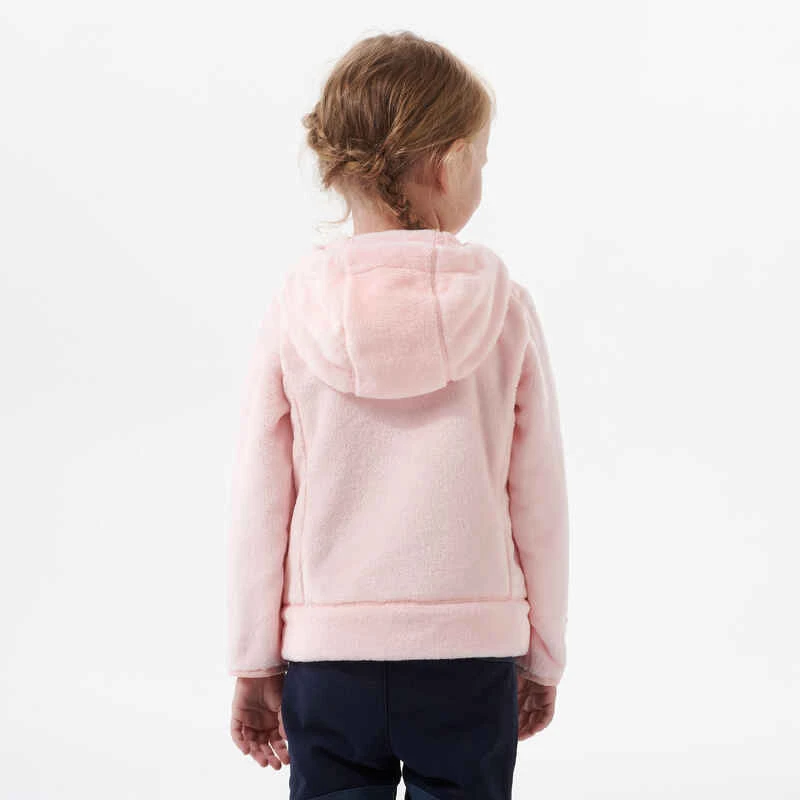 Quechua Veste Polaire Chaude De Randonnée - MH500 Rose - Enfant 2- 6 Ans 3 Quechua Veste Polaire Chaude De Randonnée - MH500 Rose - Enfant 2- 6 Ans – Image 3