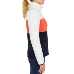 Tribord Veste Polaire Chaude De Voile Sailing 100 Femme -Magasin De Vêtements De Sport veste polaire chaude de voile eco concue sailing 100 femme blanc terracota bleu 3