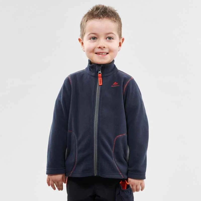 Quechua Veste Polaire De Randonnée - MH150 Bleu Marine - Enfant 2-6 Ans 2 Quechua Veste Polaire De Randonnée - MH150 Bleu Marine - Enfant 2-6 Ans – Image 2