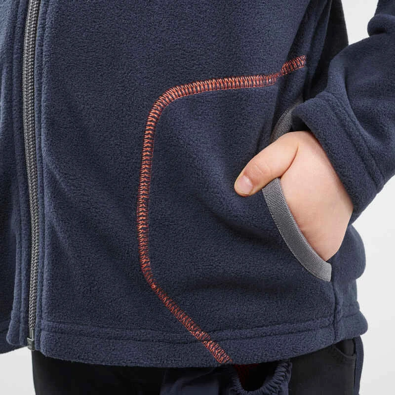 Quechua Veste Polaire De Randonnée - MH150 Bleu Marine - Enfant 2-6 Ans 5 Quechua Veste Polaire De Randonnée - MH150 Bleu Marine - Enfant 2-6 Ans – Image 5