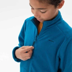 Quechua Veste Polaire De Randonnée - MH150 Bleue - Enfant 7-15 Ans -Magasin De Vêtements De Sport veste polaire de randonnee mh150 grise enfant 7 15 ans 5